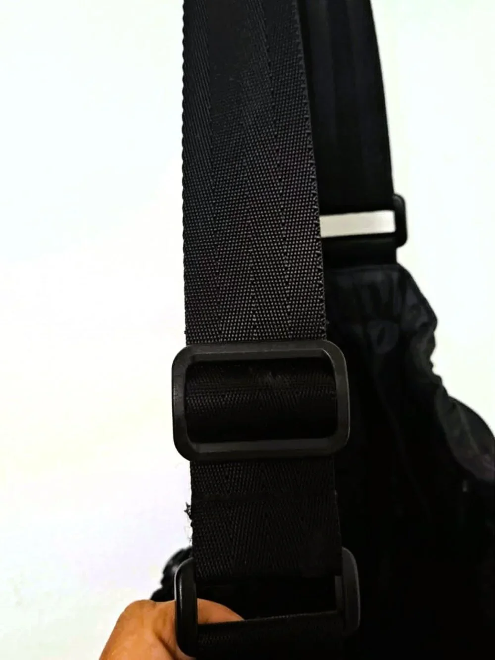 Vintage Polo Sport Ralph Lauren Black Nylon Puffer Hobo Bag Crossbody - Picture 7 of 13